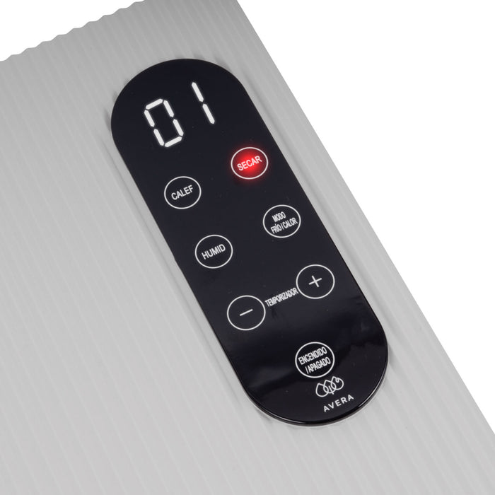 Calefactor eléctrico de pared 3 en 1 con toallero, secador y deshumidificador 15m2