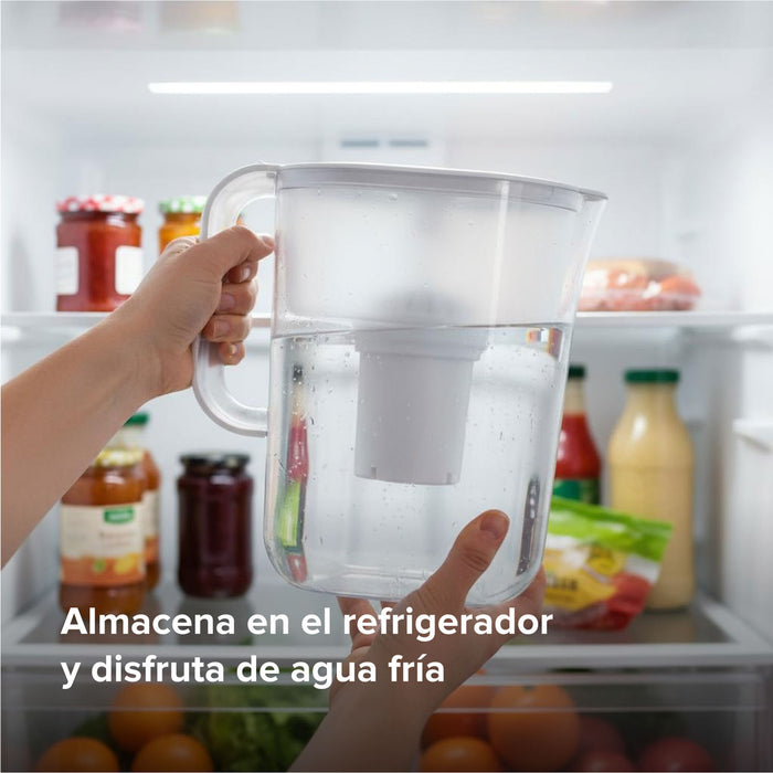 Jarra filtradora de agua 3.5 L - filtro de carbón activado de carga de plata