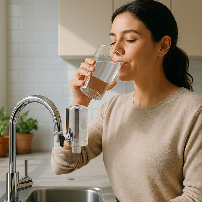 Filtro purificador de agua para grifo AquaEOZ by AVERA