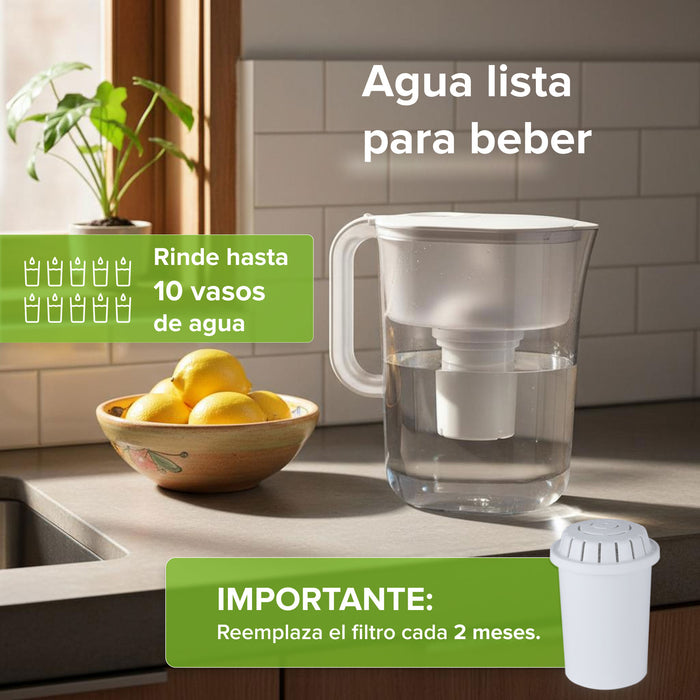 Filtros de repuesto para jarra filtradora de agua 3.5 L