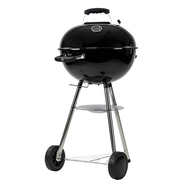 Asador de carbón de 18" 44 cm con termómetro