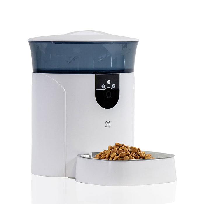 Dispensador de croquetas automático con cámara y audio bidireccional 7kg + WiFi