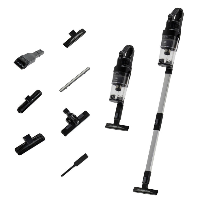 Aspiradora 3 en 1 inalámbrica 130 W + 6 cepillos