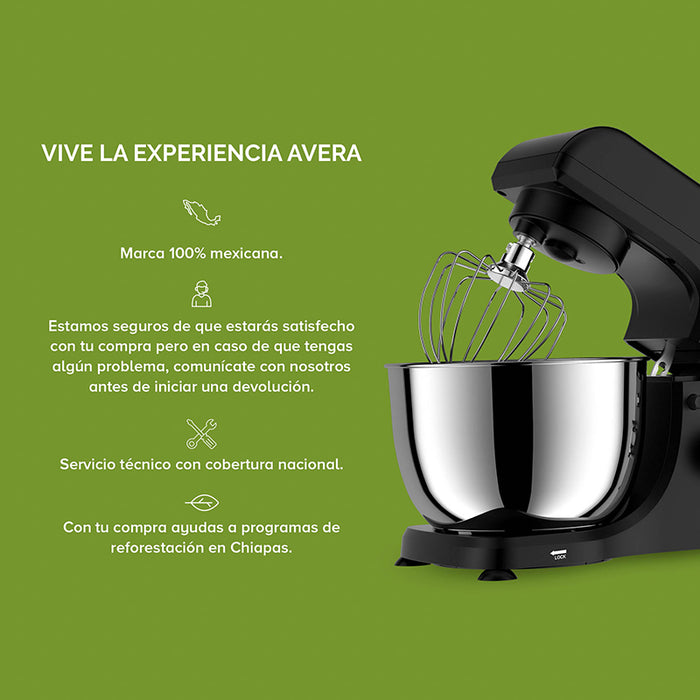 Batidora de pedestal 4.5 L con 8 velocidades + 3 accesorios