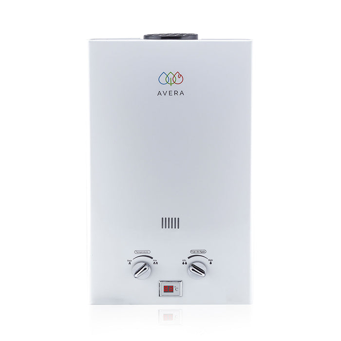 Combo Calentador instantáneo gas LP 6 L + Presurizador 26 L