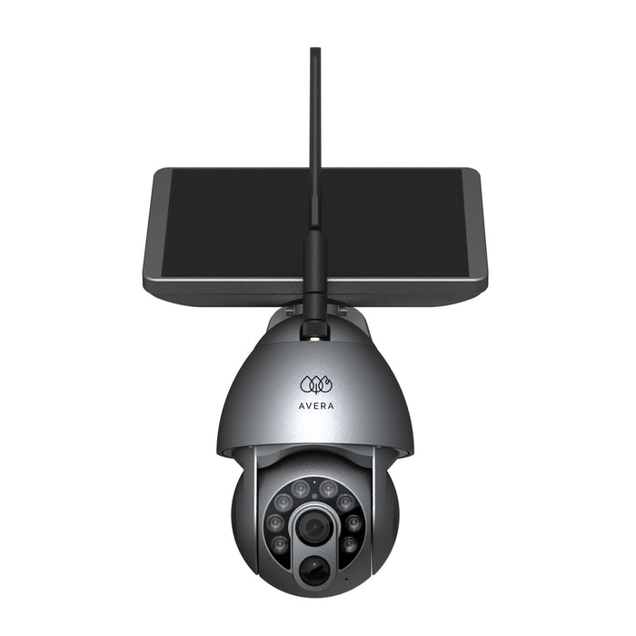 Cámara de seguridad con visión nocturna y panel solar + WiFi