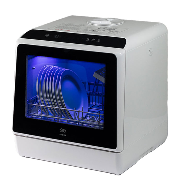 Lavavajillas portátil 5 L, 4 servicios, 5 programas de lavado