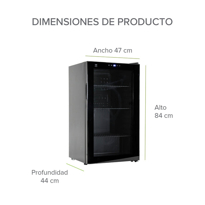 Refrigerador enfriador de bebidas 115 latas Capacidad 85L