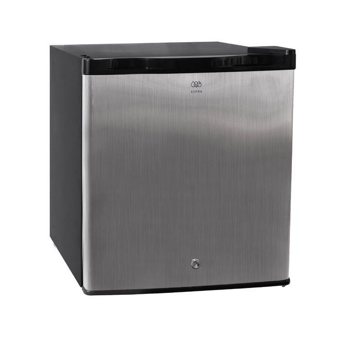 Frigobar 45 L 1.6 pies con puerta reversible y llave - plata