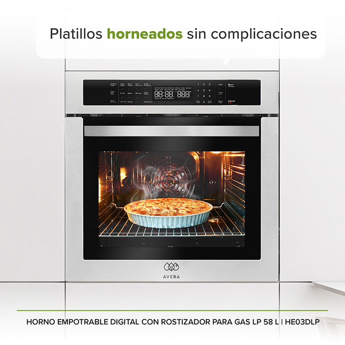 Horno de gas con función de convección
