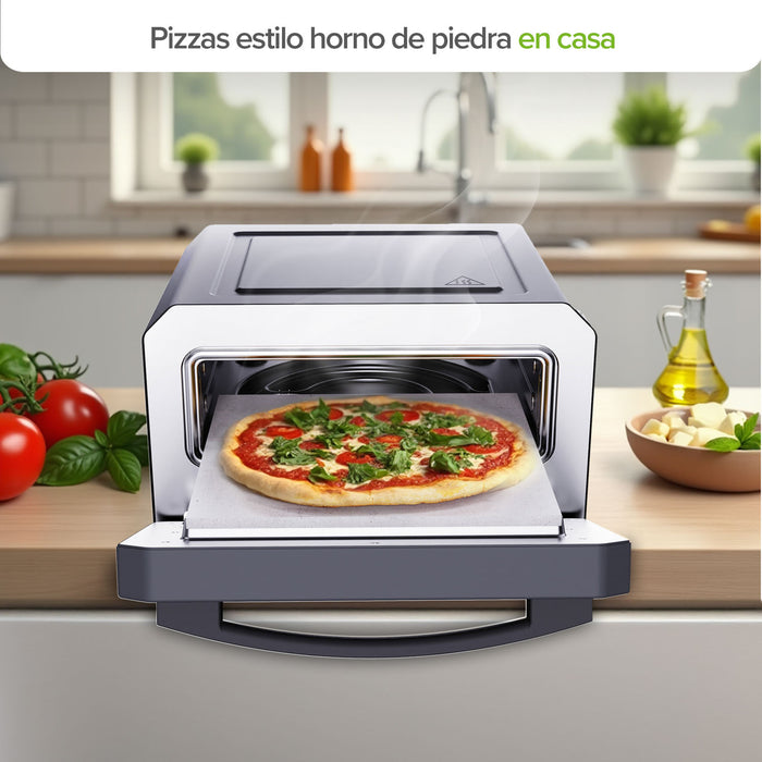 Horno de pizza eléctrico para interiores 12" hasta 400°C