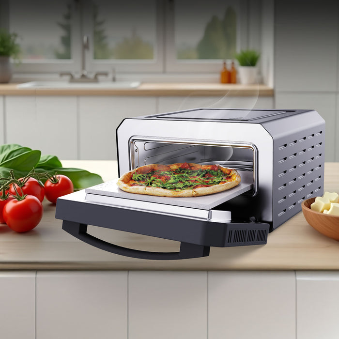 Horno de pizza eléctrico para interiores 12" hasta 400°C