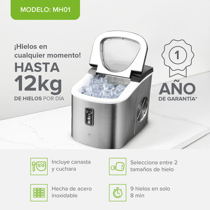 Máquina de hielo 2L - hasta 12 kg al día