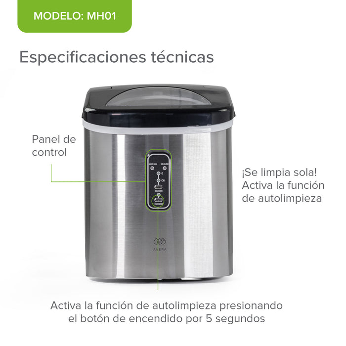 Máquina de hielo 2L - hasta 12 kg al día