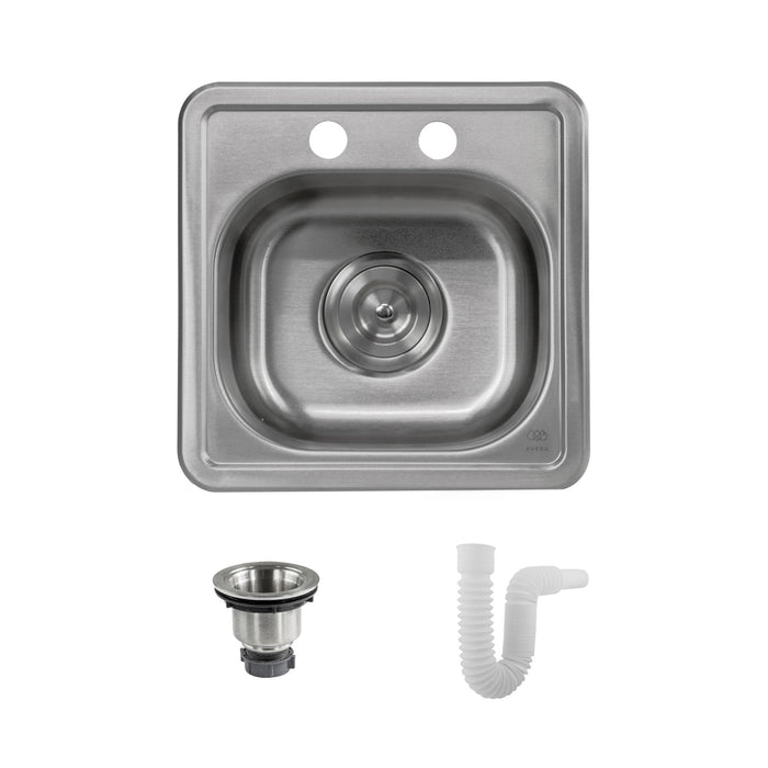 Tarja fregadero de acero inoxidable de empotre – 1 tina