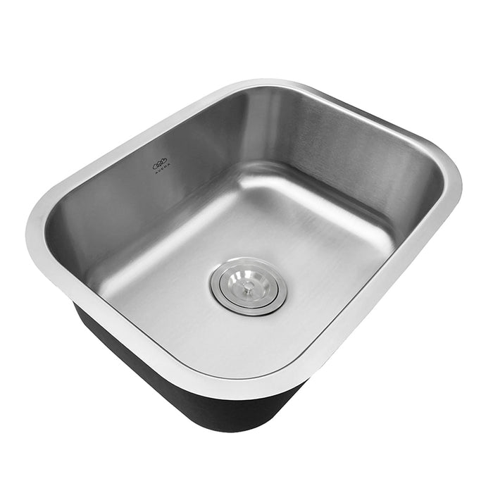 Tarja fregadero de acero inoxidable de submontaje – 1 tina