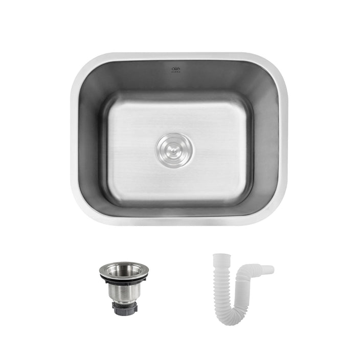 Tarja fregadero de acero inoxidable de submontaje – 1 tina