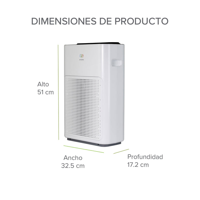 Purificador de aire inteligente WiFi - cubre hasta 25m2