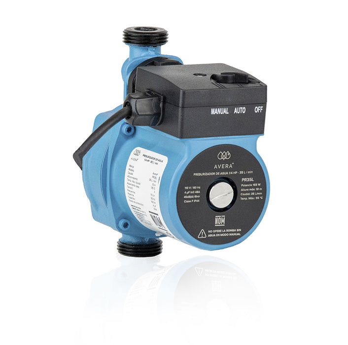 Combo Calentador instantáneo gas LP 12 L + Presurizador 35 L