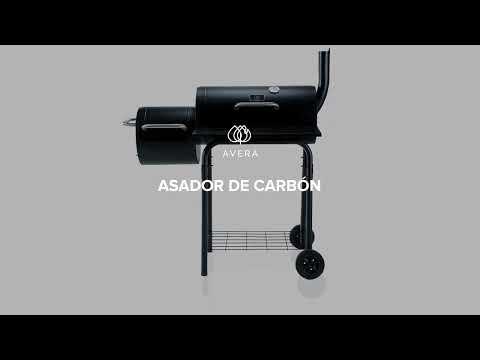 Video del funcionamiento del asador con ahumador integrado.