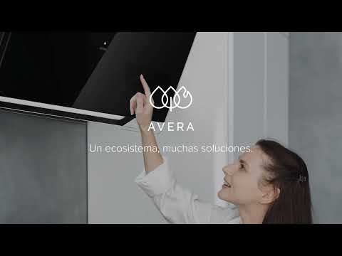 Conoce las campanas extractoras de cocina touchless de Avera: se controla con el movimiento de tus manos, son de instalación en pared, funcionan en modo extracción y purificación.