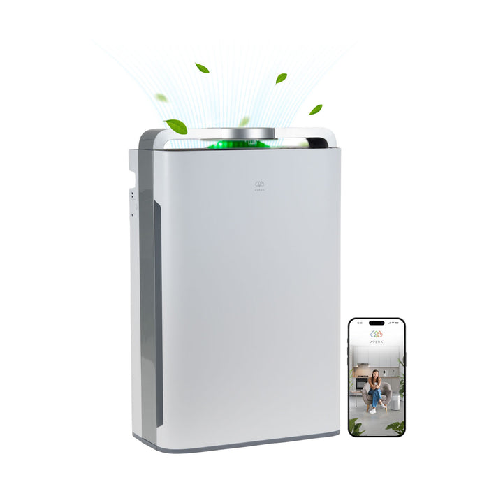 Purificador de aire con humidificador evaporativo inteligente WiFi - cubre hasta 58m2