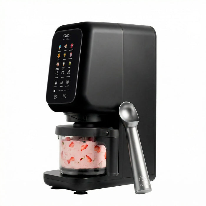 Máquina para hacer helados 9 programas con 3 vasos de 450ml + cuchara de regalo