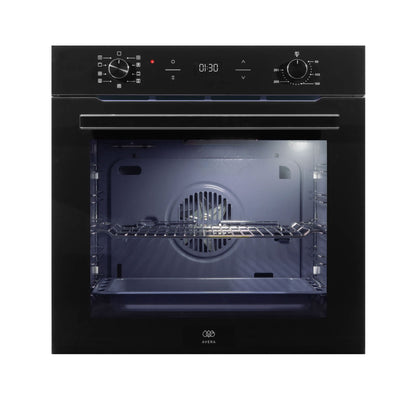 Horno empotrable eléctrico 75 L temporizador digital con freidora de aire y 9 funciones + recubrimiento cerámico 3300 W 220 V