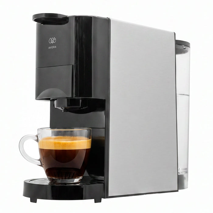 Cafetera compacta para café molido y cápsulas nespresso o dolce gusto - 800 ml