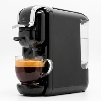 Cafetera compacta para café molido y cápsulas nespresso o dolce gusto - 600 ml