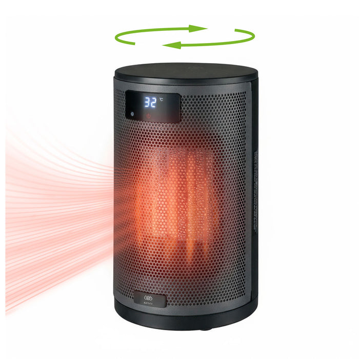 Calefactor eléctrico de cerámica ptc 55° oscilación 1500 W - cobertura 15m2