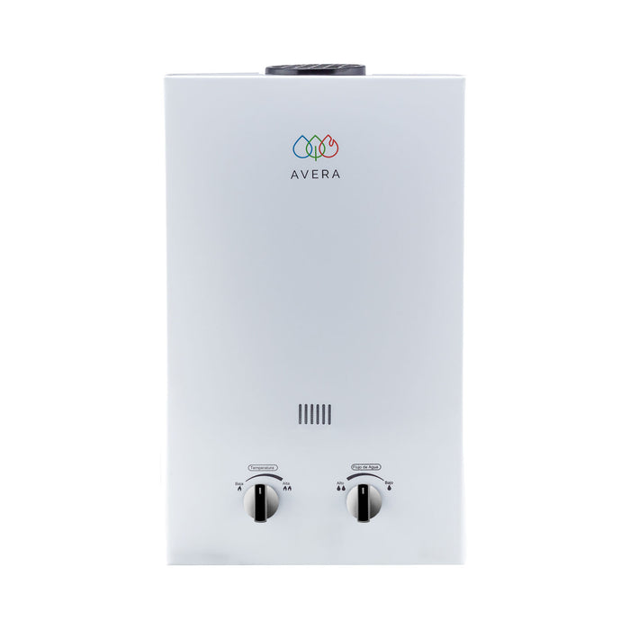 Combo Calentador instantáneo gas LP 6 L + Presurizador 26 L