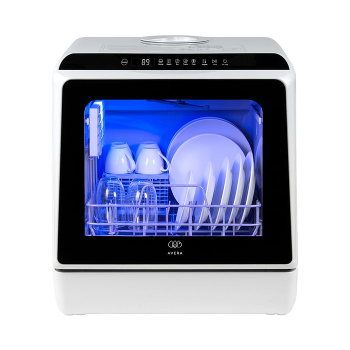 Lavavajillas portátil 5 L, 4 servicios, 5 programas de lavado