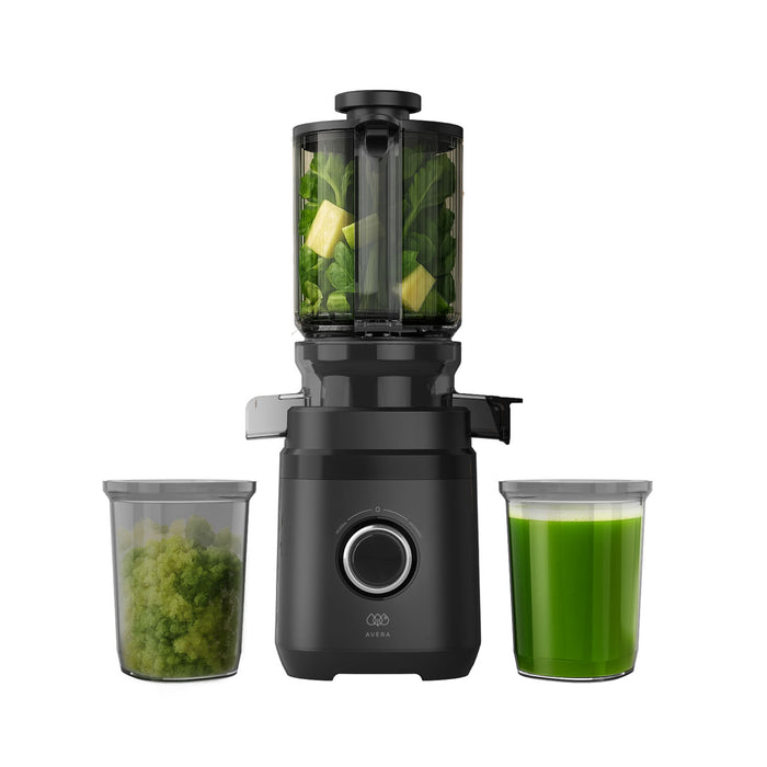 Extractor de jugos prensado en frío con tubo de alimentación 11 cm 150 W