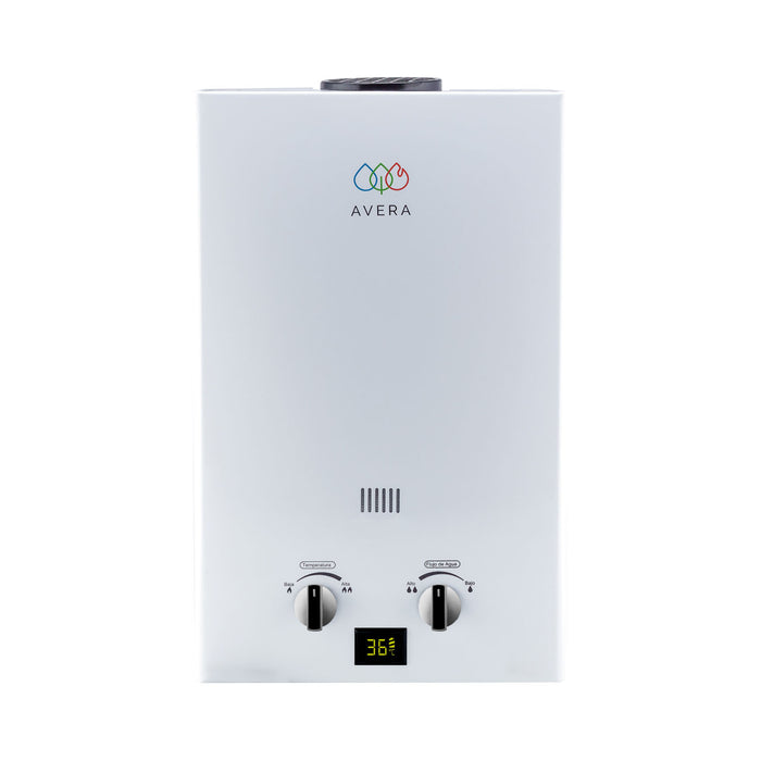 Combo Calentador instantáneo gas LP 12 L + Presurizador 35 L