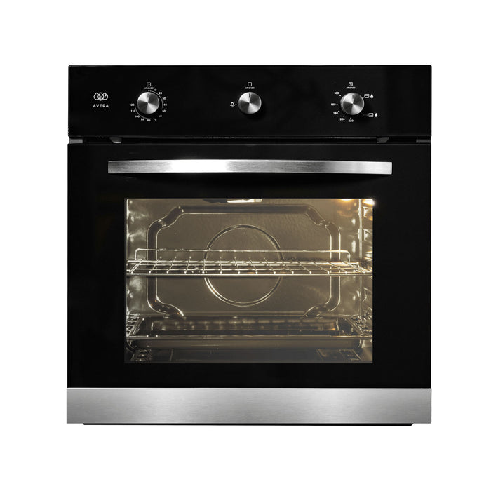 Horno empotrable a gas LP 58 L con doble zona de quemadores