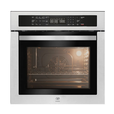 Horno empotrable a gas natural 58 L control táctil con convección, freidora de aire, limpieza a vapor - 14 funciones