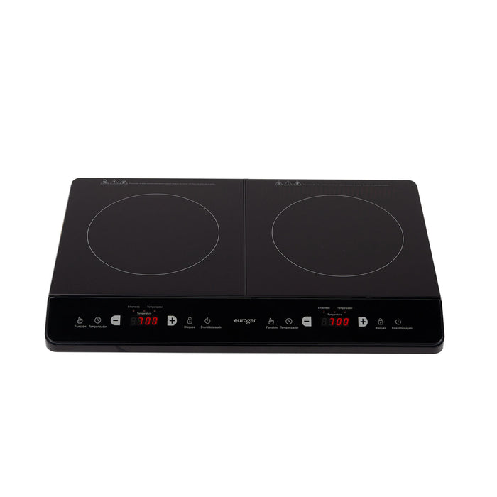 Parrilla de inducción 2 quemadores 60 cm 1800 W 127 V