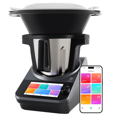 Robot de cocina Avera Chef 4.7 L con pantalla táctil 1,850 recetas, báscula integrada + control WiFi