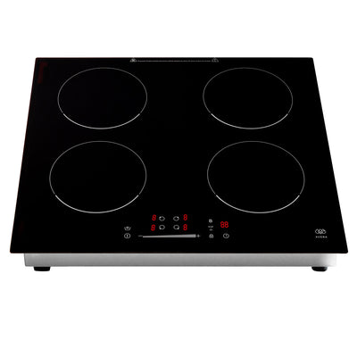 Parrilla de inducción 4 quemadores 59 cm con booster 7621 W 220 V
