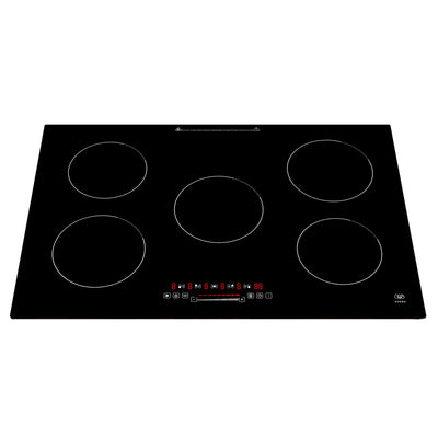 Parrilla de inducción 5 quemadores 77 cm con booster 7621 W 220 V