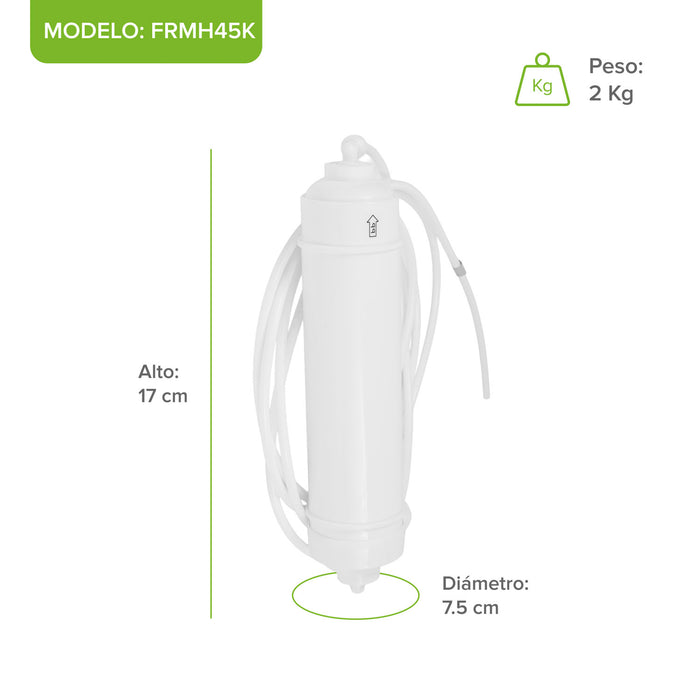 Filtro de agua para máquina de hielo comercial con 2 tipos de llenado