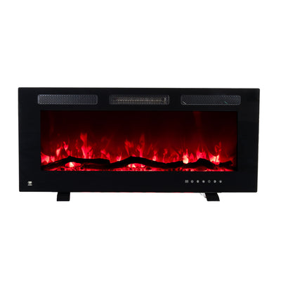 Calefactor eléctrico tipo chimenea 32" 81 cm con WiFi - cobertura 30m2