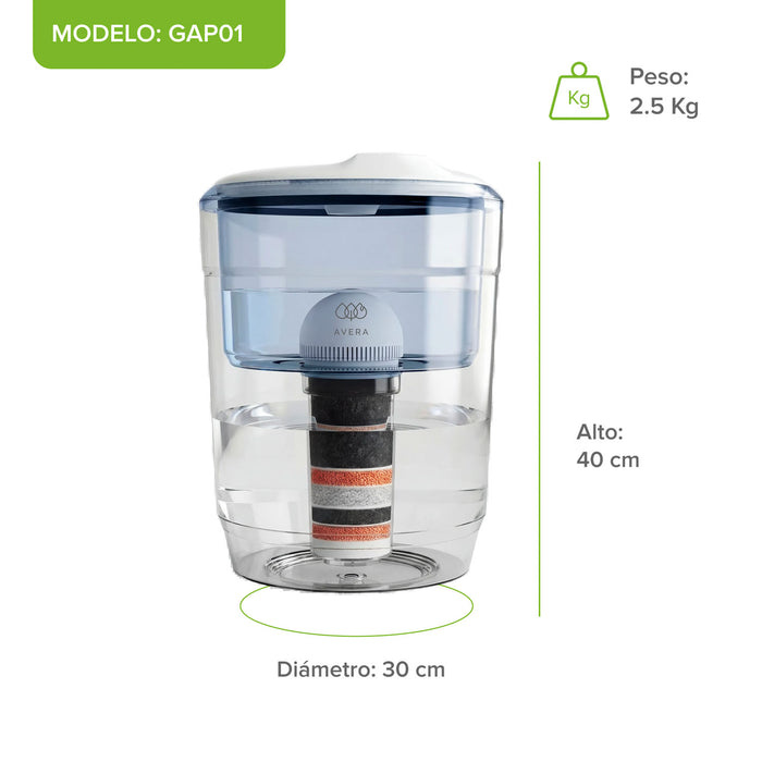 Filtro de agua tipo garrafón 20 L para dispensador