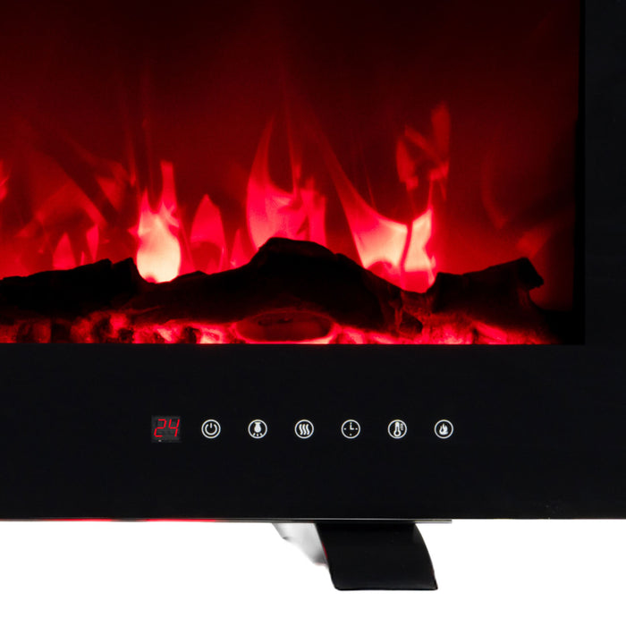 Calefactor eléctrico tipo chimenea 42" hasta 35°C con WiFi