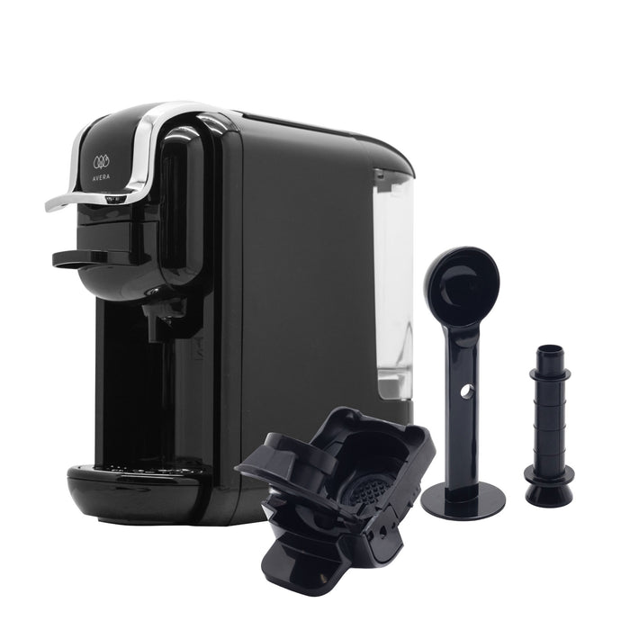 Cafetera compacta para café molido y cápsulas nespresso o dolce gusto - 600 ml