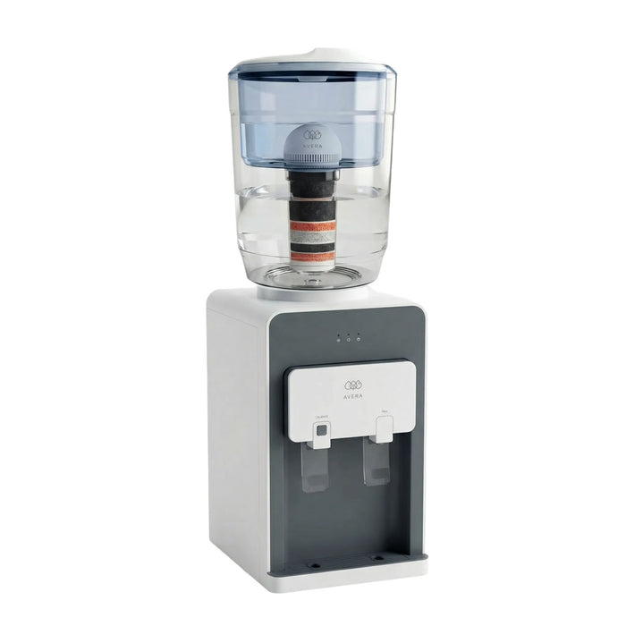 Dispensador de agua fría y caliente para garrafón de hasta 20 L