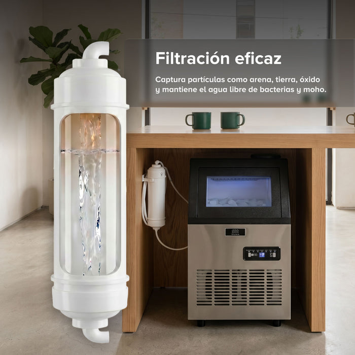 Filtro de agua para máquina de hielo comercial con 2 tipos de llenado