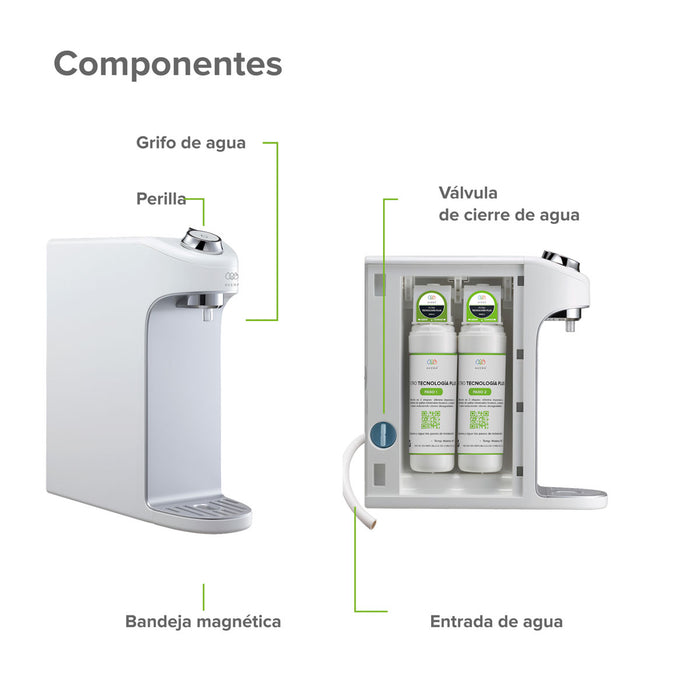 Purificador de agua por ultra filtración sobre tarja - 4 etapas de filtración