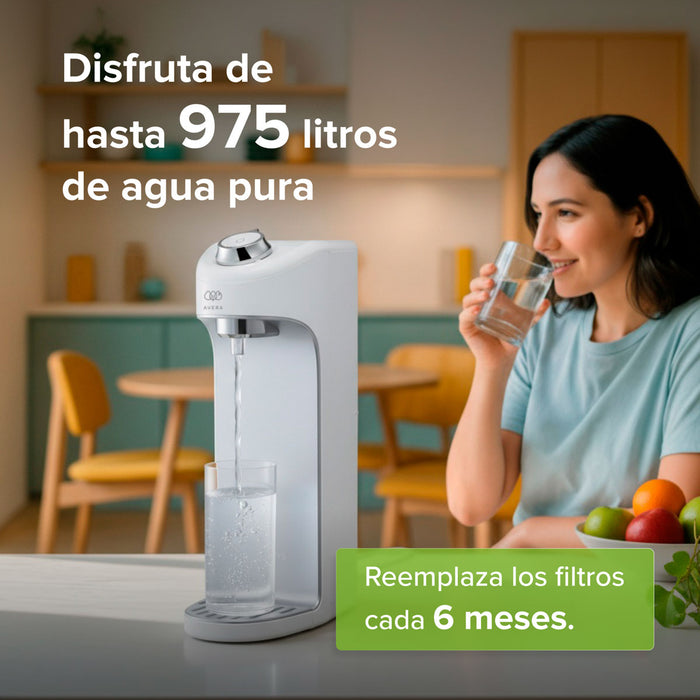Purificador de agua por ultra filtración sobre tarja - 4 etapas de filtración